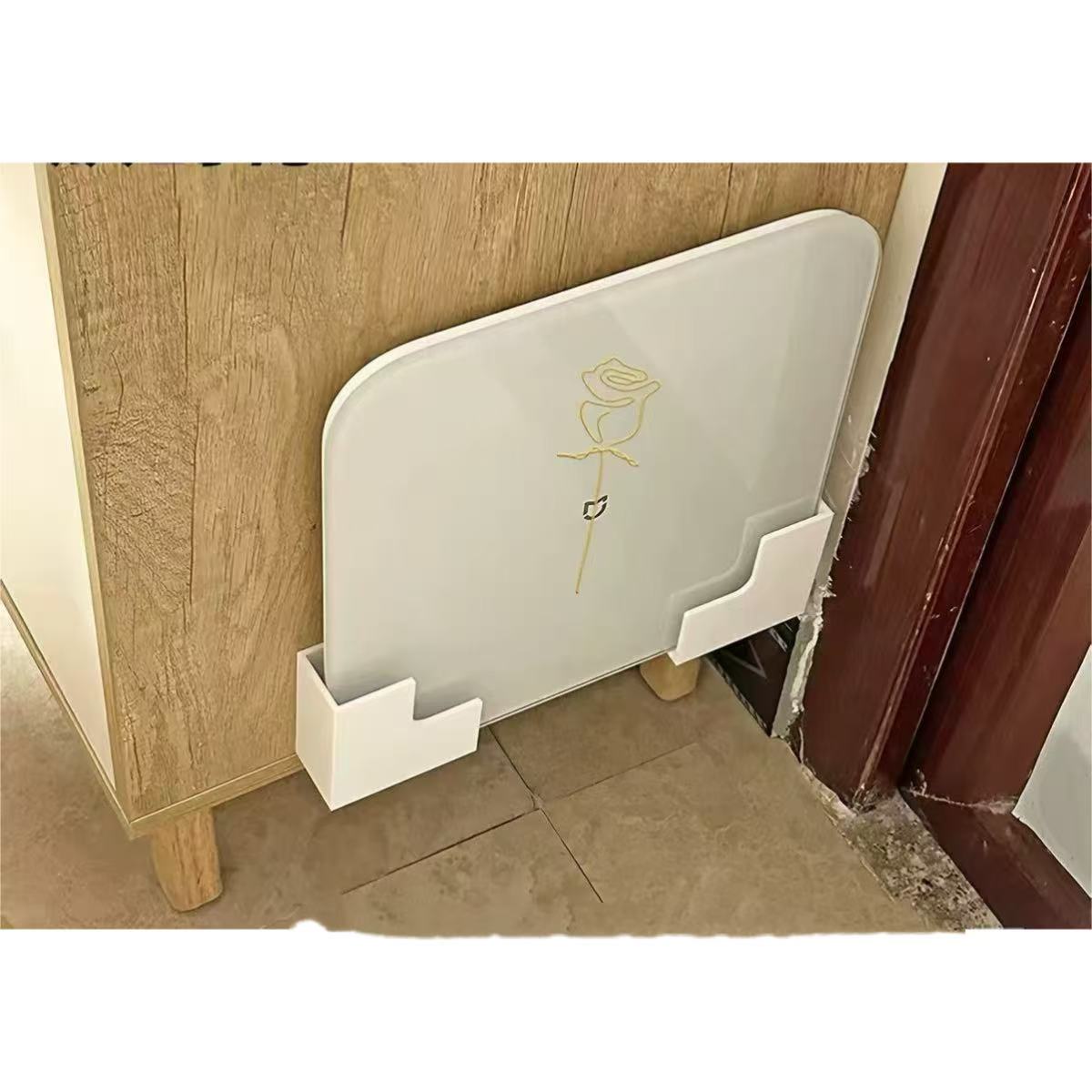 Home Bathroom Scales - 2pcs Scale Storage Holder,Black & White