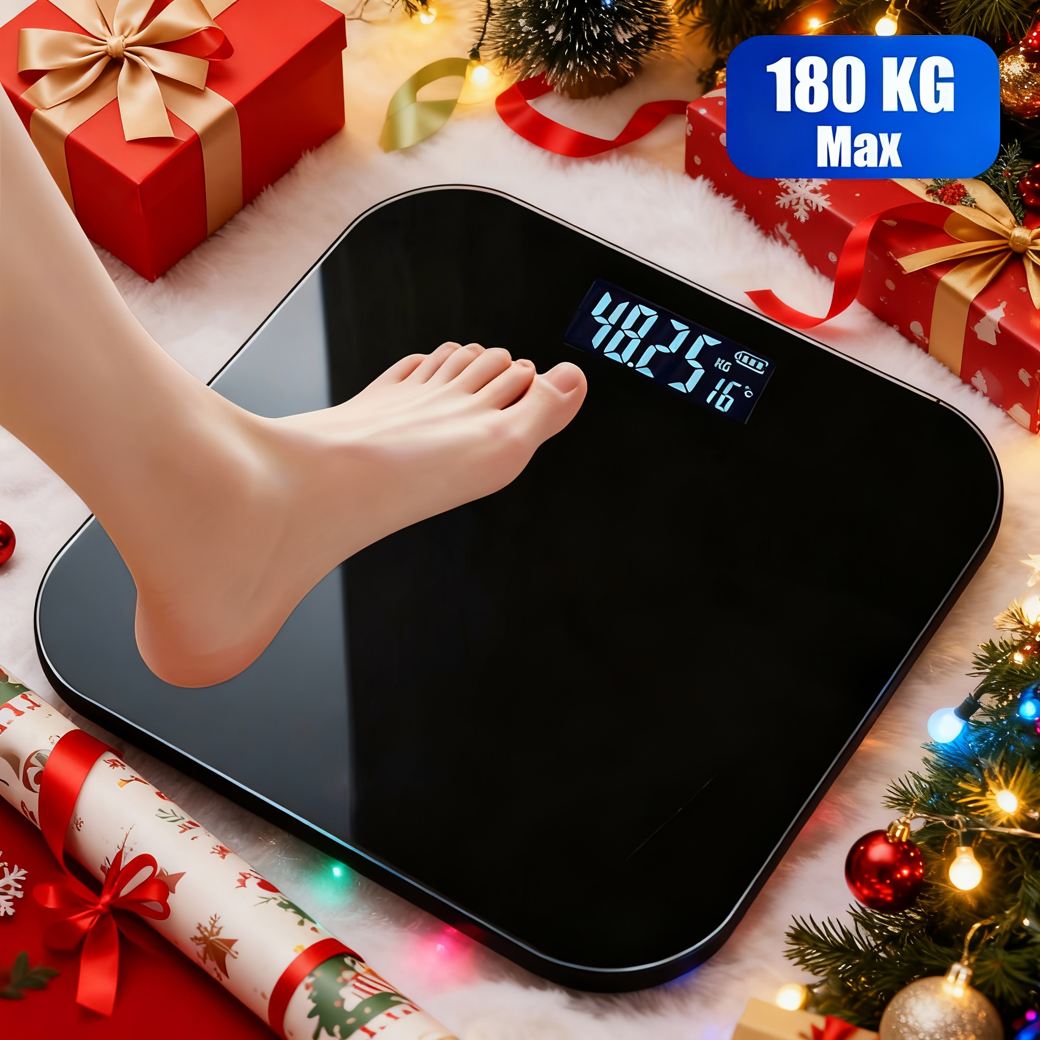 Home Bathroom Scales - High-Precision Digital Bathroom Scale with Large