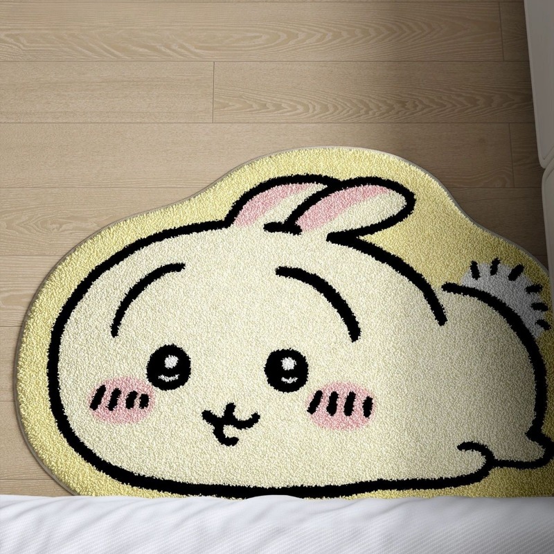 Home Goods Bathroom - Chiikawa Cartoon Rug Anime Hachiware Usagi
