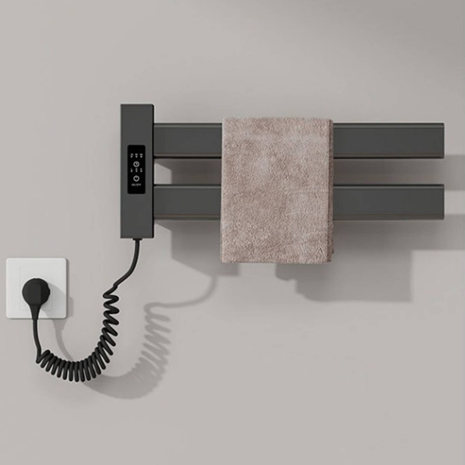 Home Bathroom - Smart Towel Heating Rack Quick Drying
