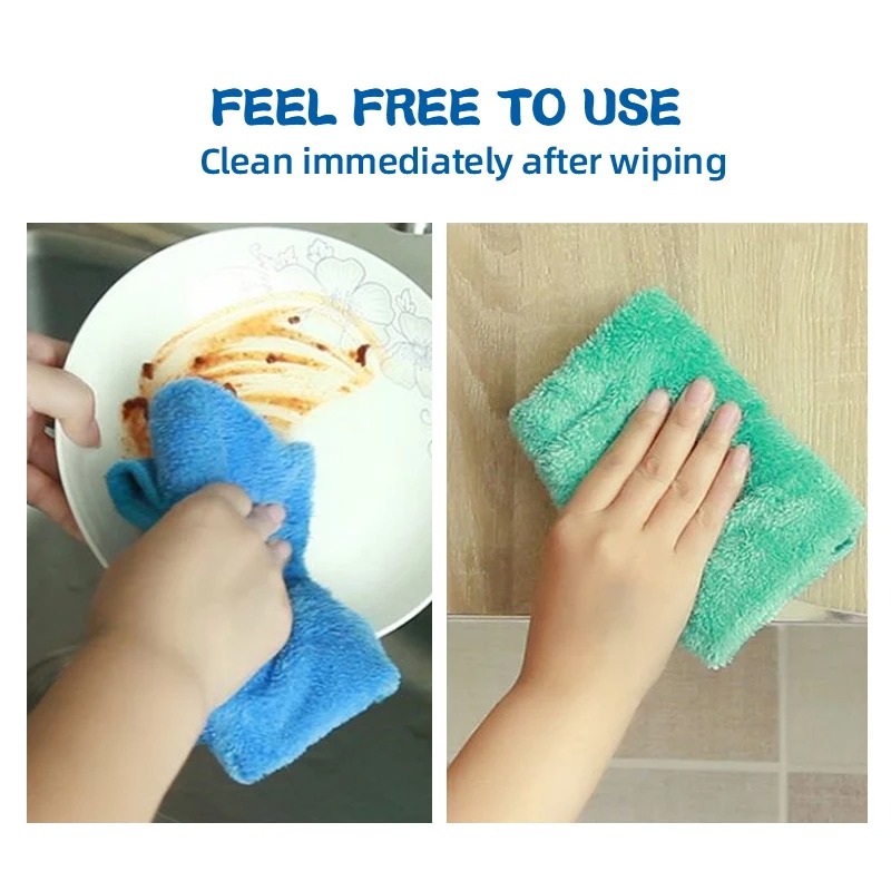 4pcs 20*32cm Small Hand Towels - Home Kitchen Bathroom Cleaning บทวิจารณ์และราคา