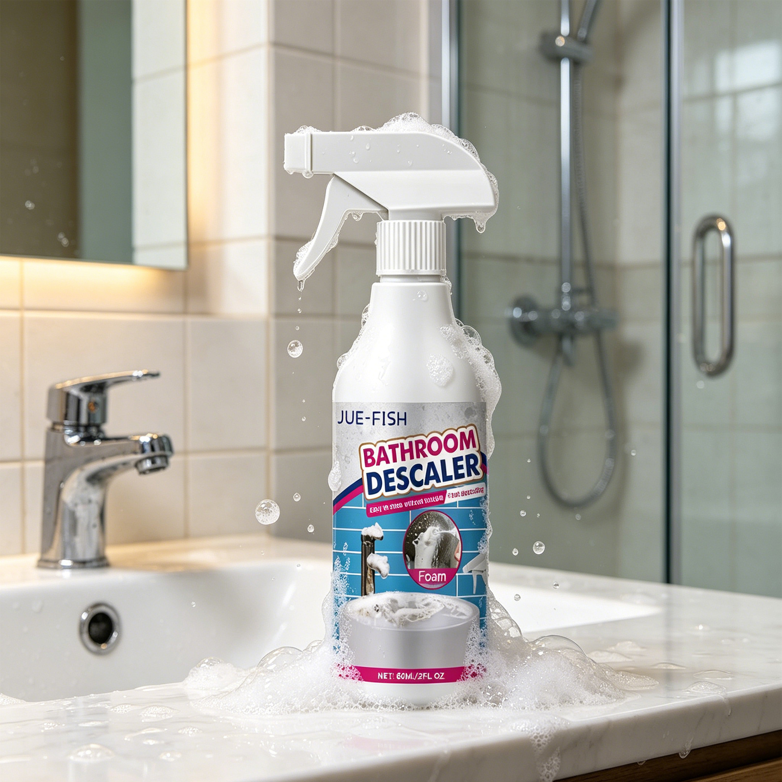 Jue Fish 60ml Bathroom Cleaner - Home Bathroom Scales บทวิจารณ์และราคา