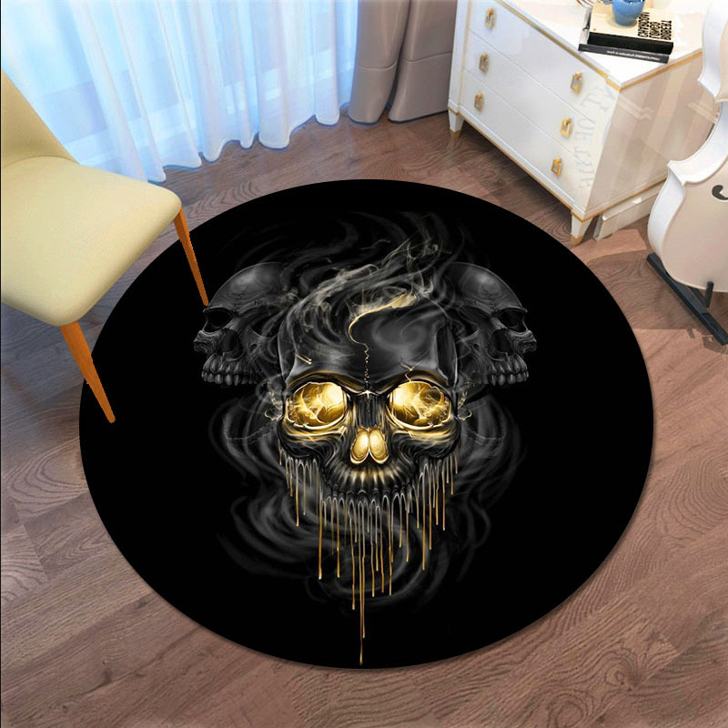 VIKAMA Gothic Skull Round Floo - Home Made Bathroom Vanity บทวิจารณ์และราคา