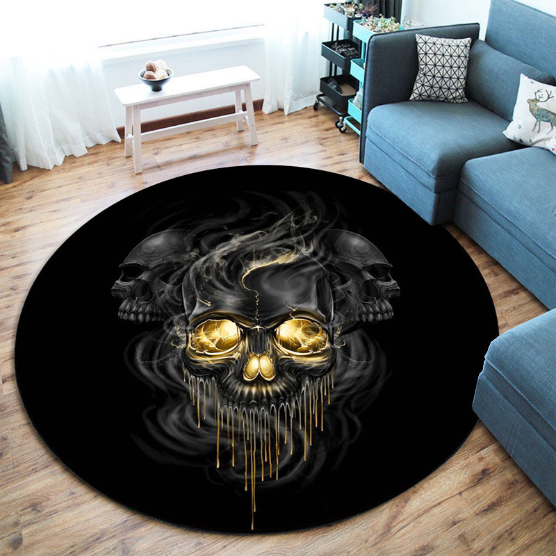 VIKAMA Gothic Skull Round Floo - Home Made Bathroom Vanity บทวิจารณ์และราคา