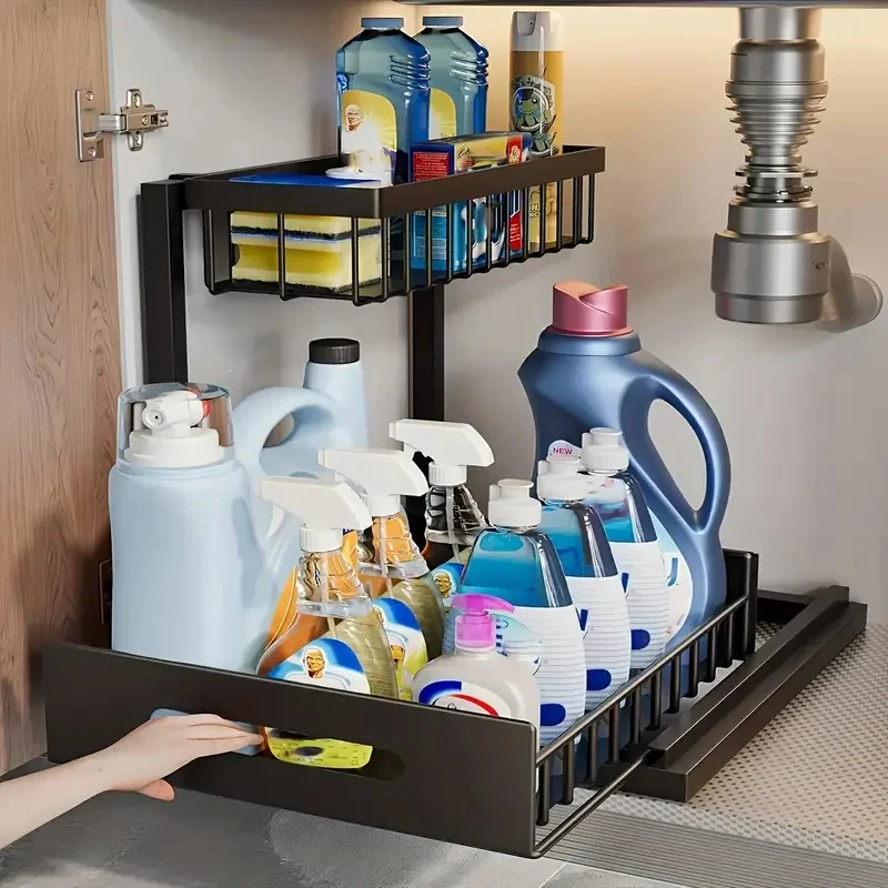 Household Pull Out Under Sink  - Home Goods Bathroom Cabinets บทวิจารณ์และราคา