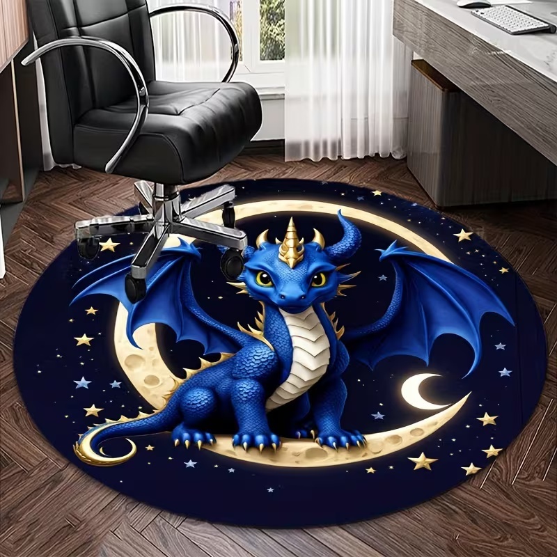 3D Dragon Rug Silver Gray Fant - Home Bathroom Scales บทวิจารณ์และราคา