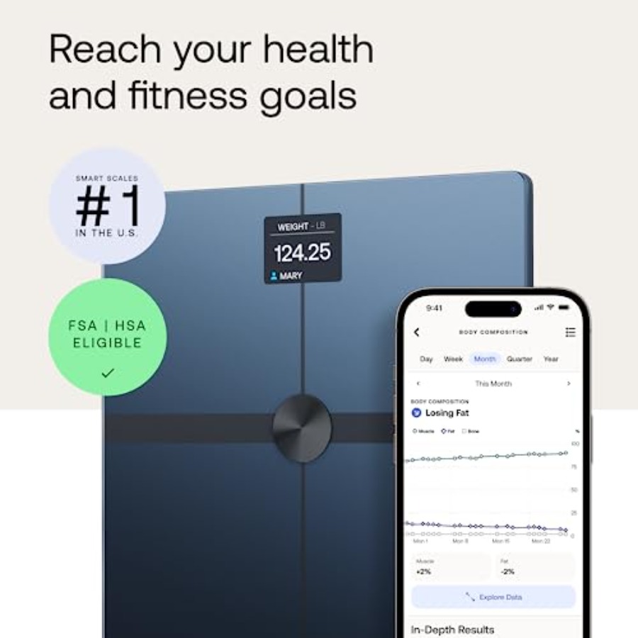 Body Smart scale for home bath - Home Bathroom Scales บทวิจารณ์และราคา