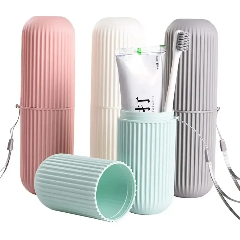 Travel Toothbrush Cup Box Roun - Home Creation Bathroom บทวิจารณ์และราคา