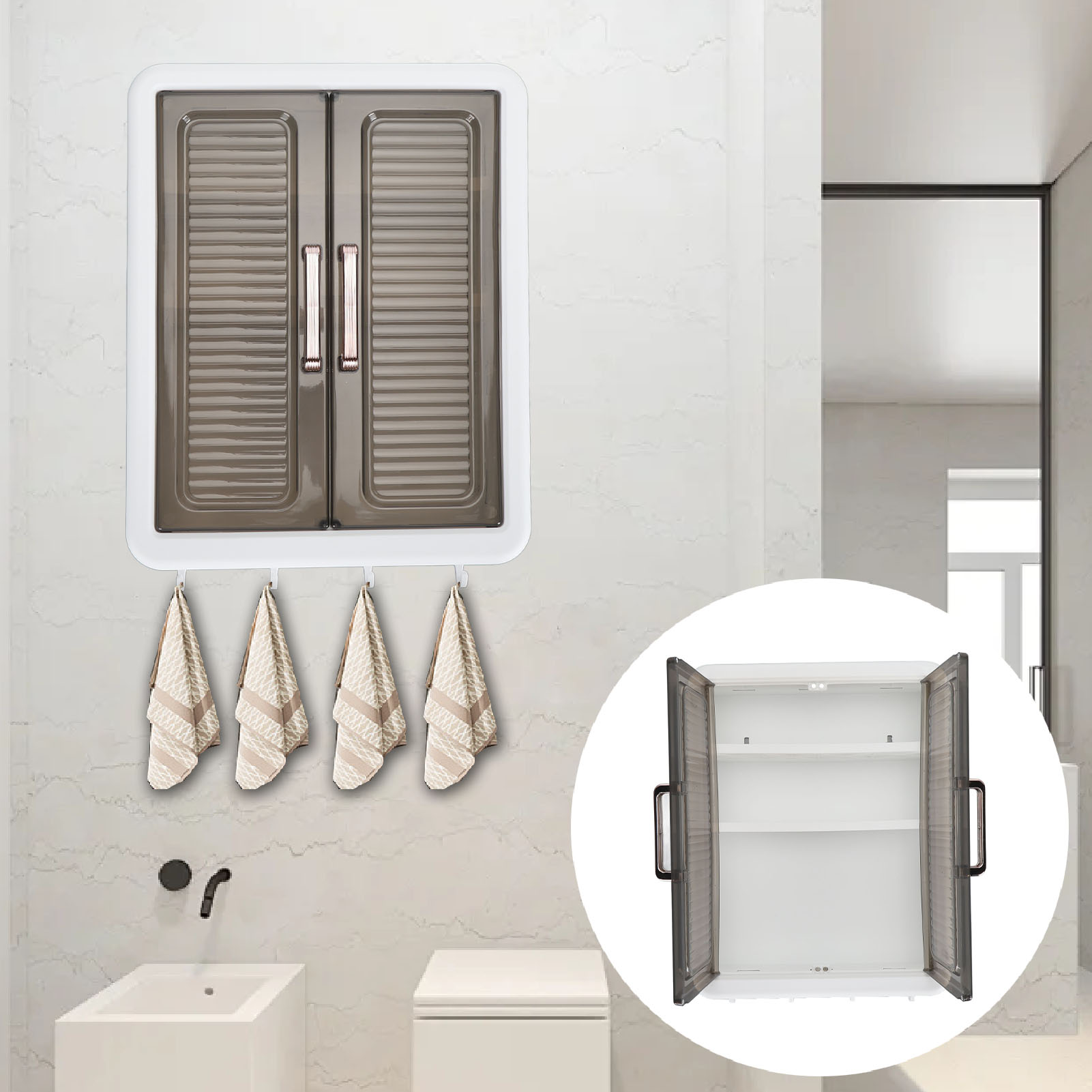 Bathroom Cabinet Wall Mounted  - Home Goods Bathroom Cabinets บทวิจารณ์และราคา