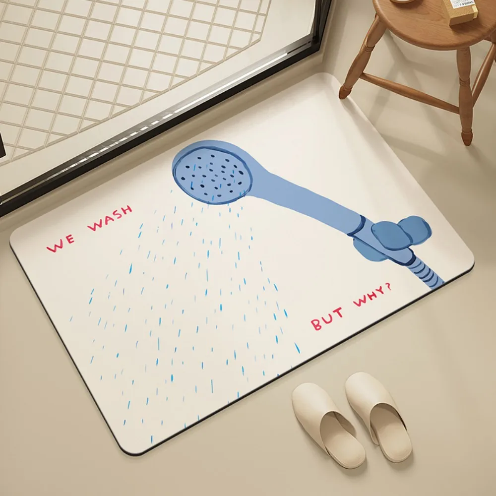 Witty Bathroom-Themed Mat for  - Home Made Bathroom Vanity บทวิจารณ์และราคา