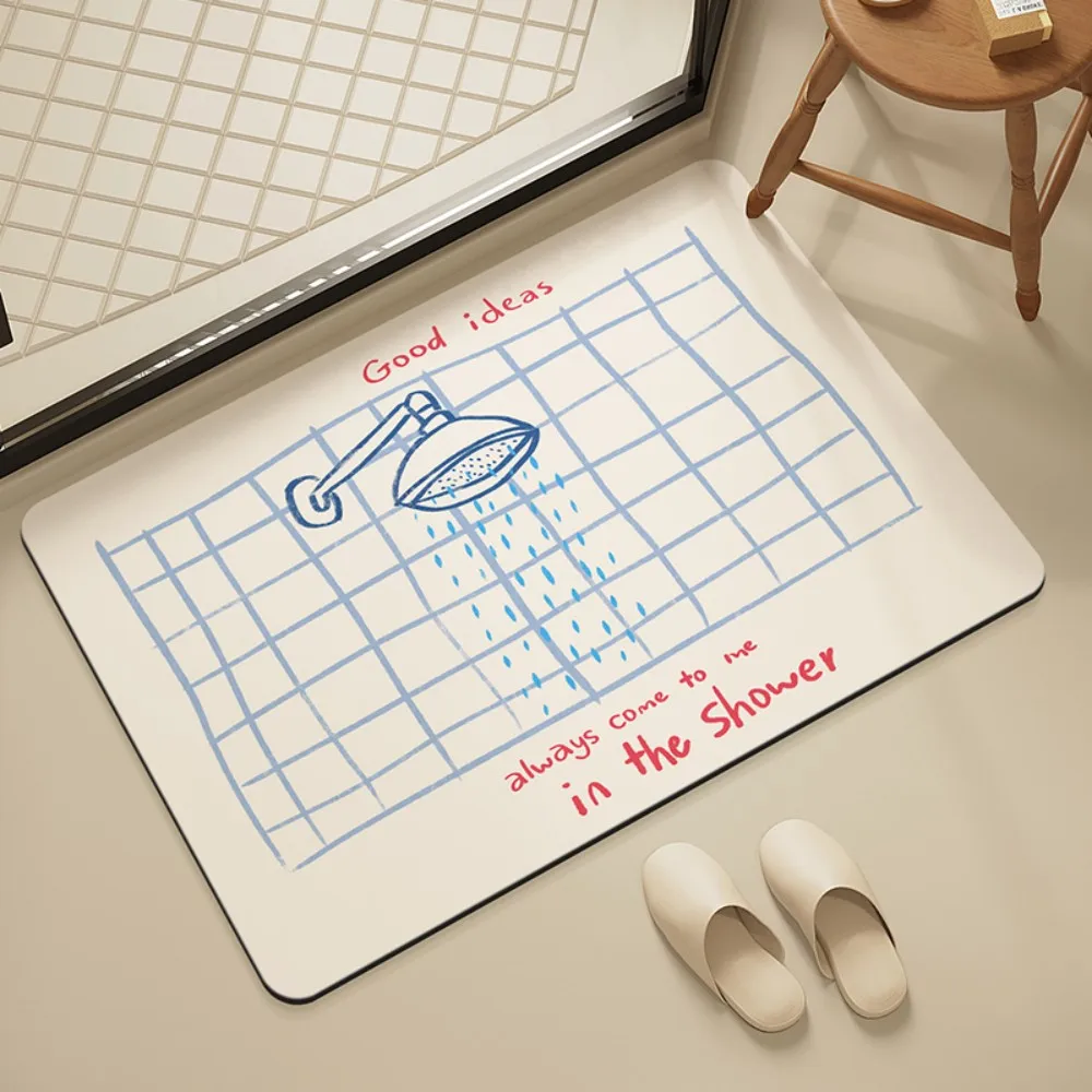 Witty Bathroom-Themed Mat for  - Home Made Bathroom Vanity บทวิจารณ์และราคา
