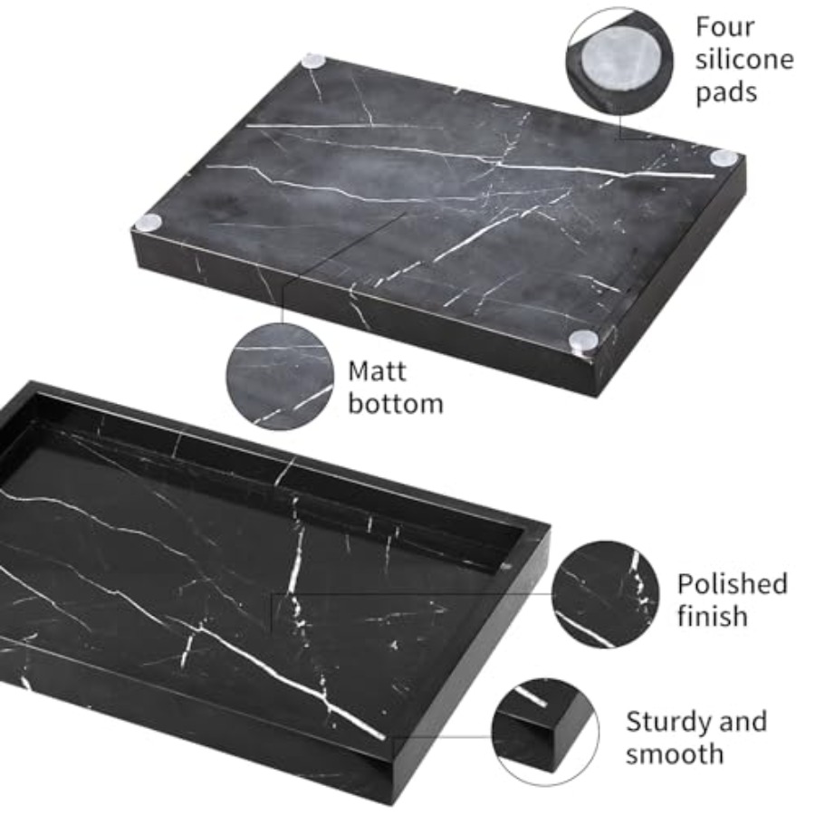 Marble Bathroom Vanity Tray, N - Home Bathroom บทวิจารณ์และราคา