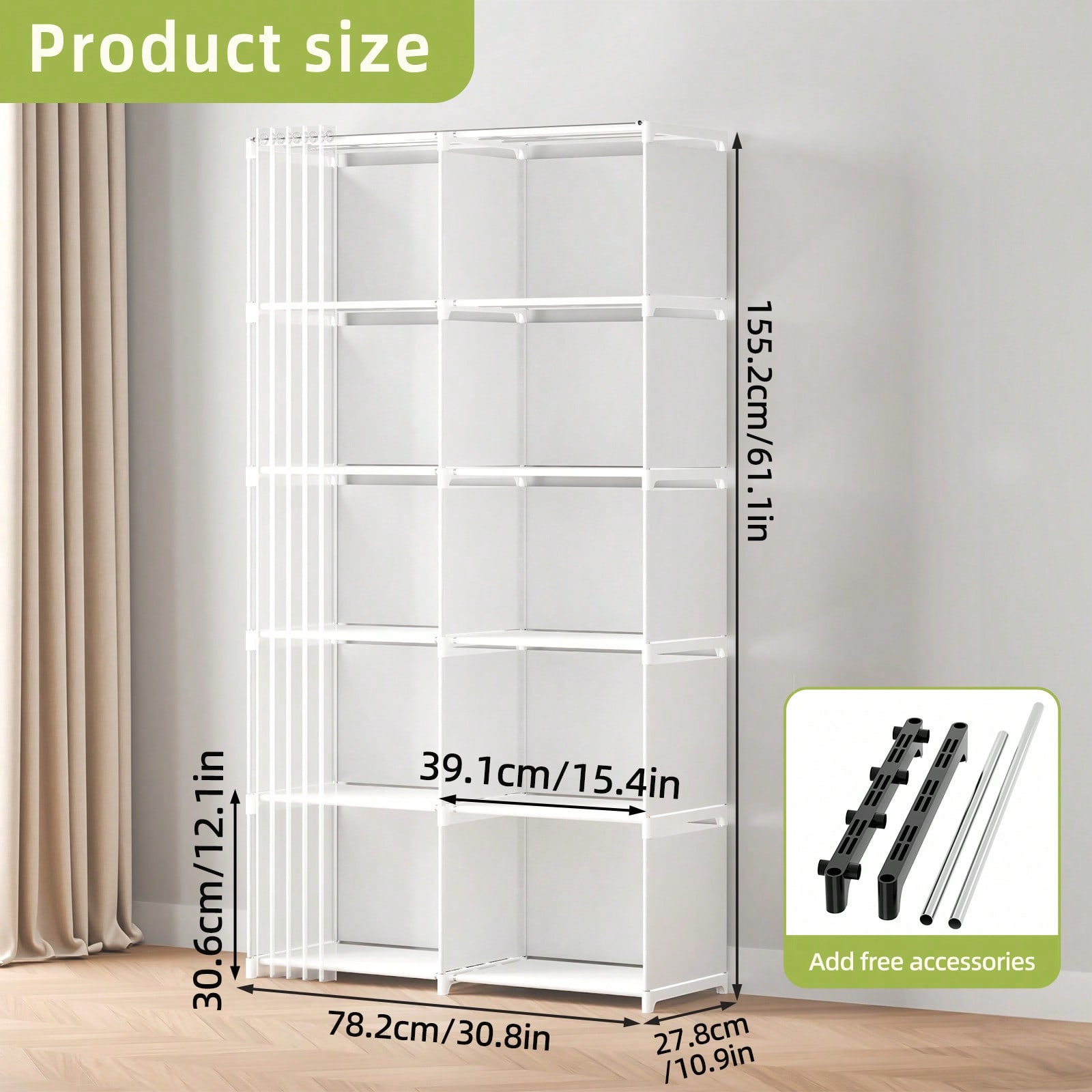 Tomnk 4/10 Compartments Simple - Home Goods Bathroom Cabinets บทวิจารณ์และราคา