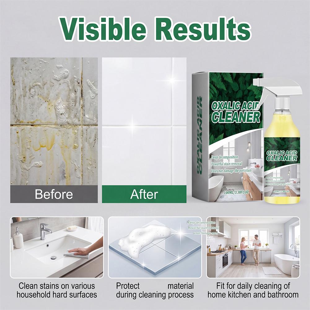 100ml Oxalic Acid Surface Clea - Home Kitchen Bathroom Cleaning บทวิจารณ์และราคา
