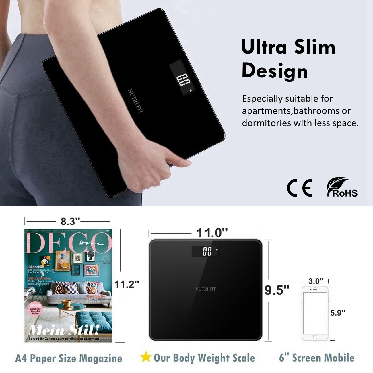 Digital Bathroom Scale for Bod - Home Bathroom Scales บทวิจารณ์และราคา