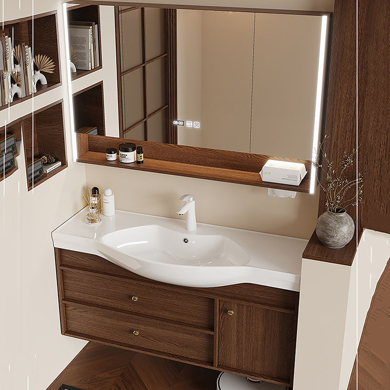 Mirror Storage Cupboard Organi - Home Bathroom Partition Wall บทวิจารณ์และราคา