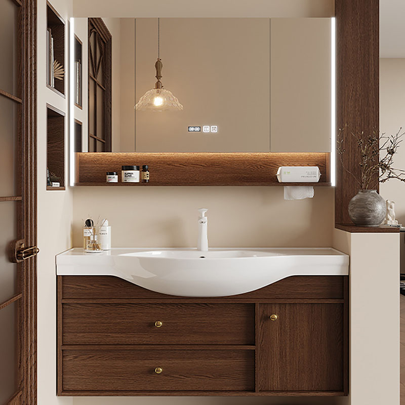 Mirror Storage Cupboard Organi - Home Bathroom Partition Wall บทวิจารณ์และราคา