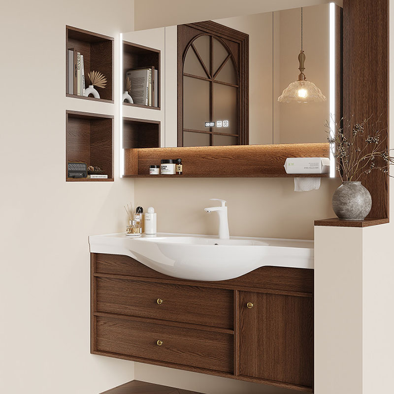 Mirror Storage Cupboard Organi - Home Bathroom Partition Wall บทวิจารณ์และราคา