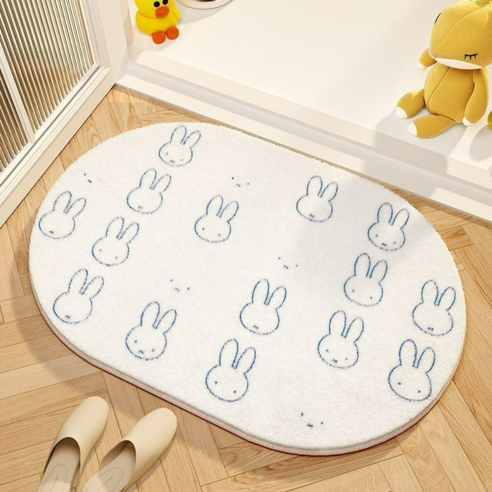 Miffy Cartoon Floor Mat Soft I - Home Creation Bathroom บทวิจารณ์และราคา