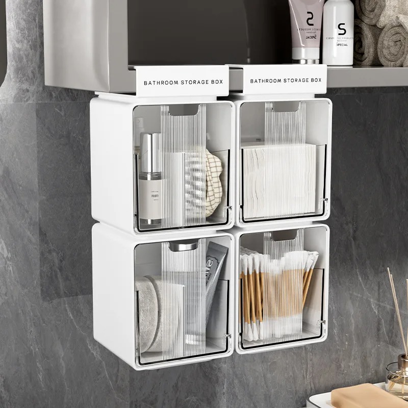 Clear Bathroom Pull-Out Storag - Home Goods Bathroom Cabinets บทวิจารณ์และราคา