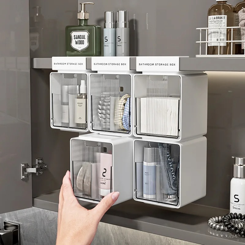 Clear Bathroom Pull-Out Storag - Home Goods Bathroom Cabinets บทวิจารณ์และราคา