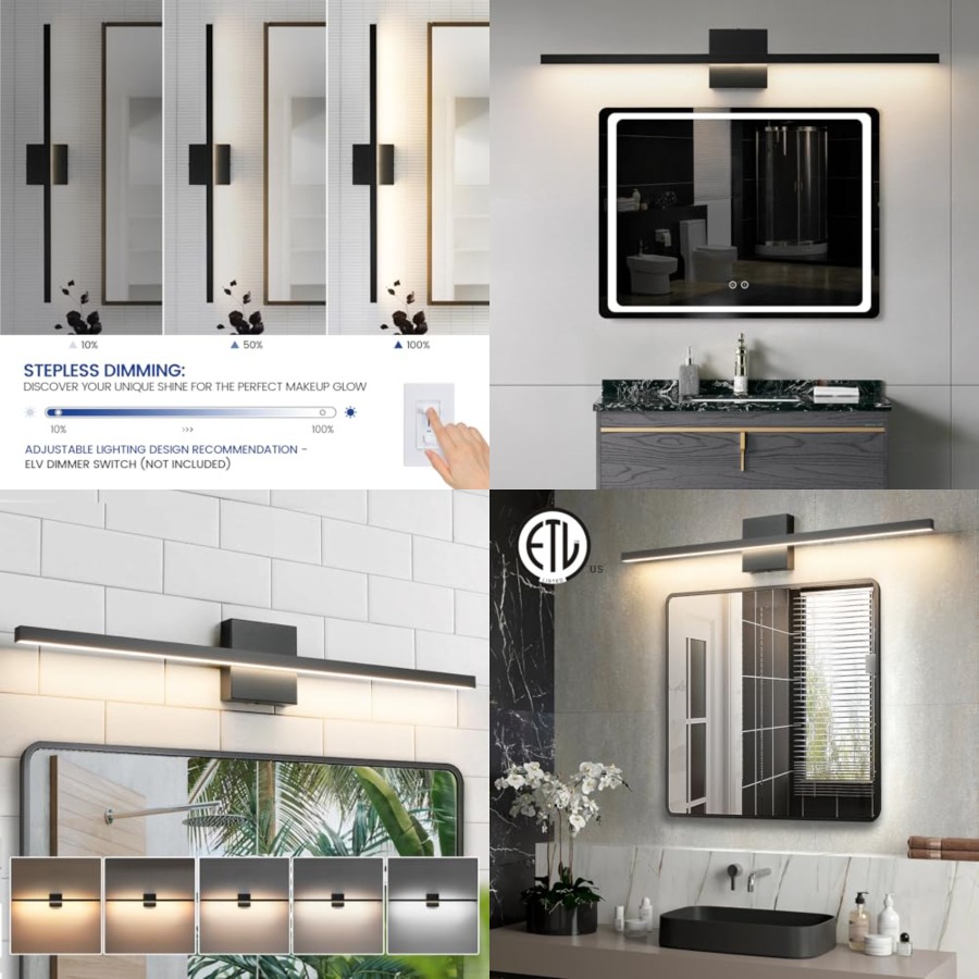 LED Vanity Light for Bathroom, - Bathroom Mirror Led บทวิจารณ์และราคา