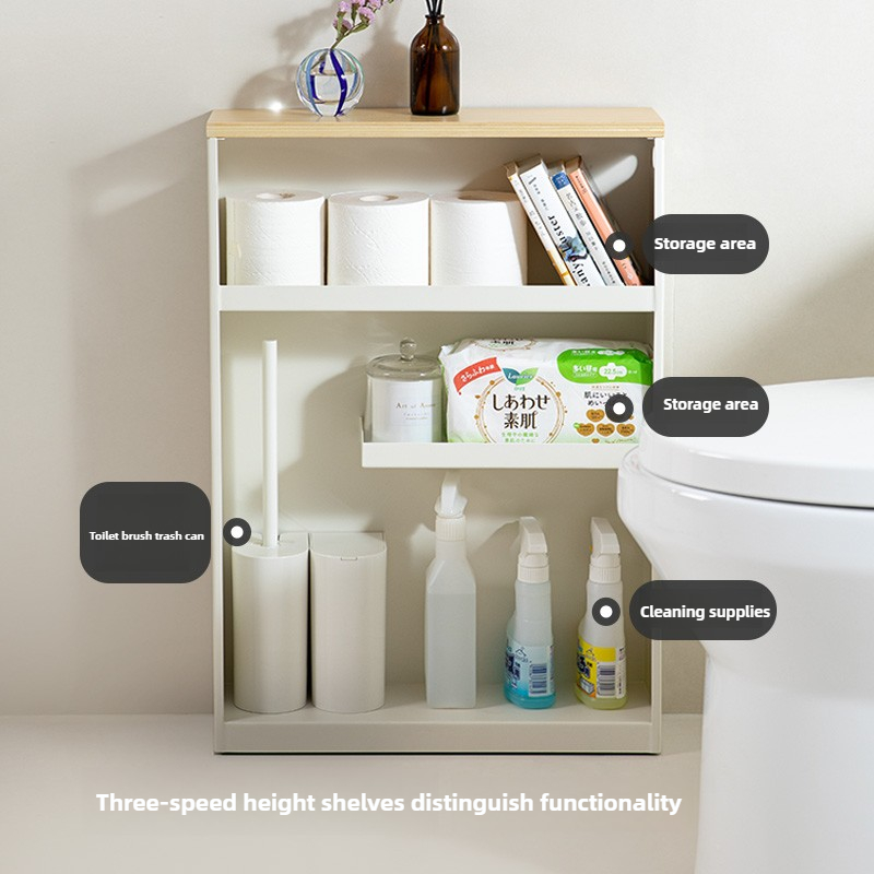 Iron Bathroom Gap Storage Shel - Home Goods Bathroom Cabinets บทวิจารณ์และราคา