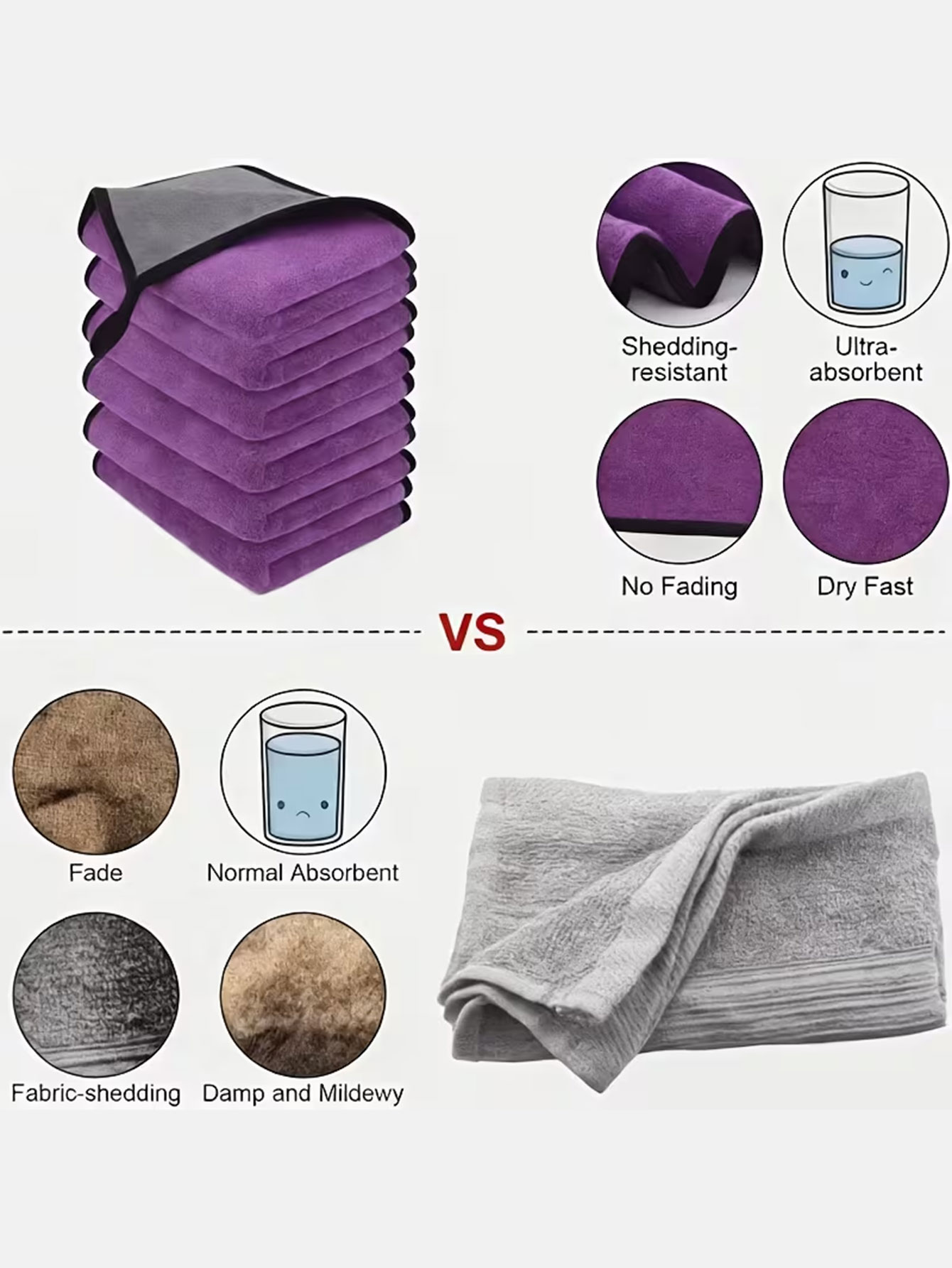 10-Pack Double-Sided Coral Vel - Home Kitchen Bathroom Cleaning บทวิจารณ์และราคา