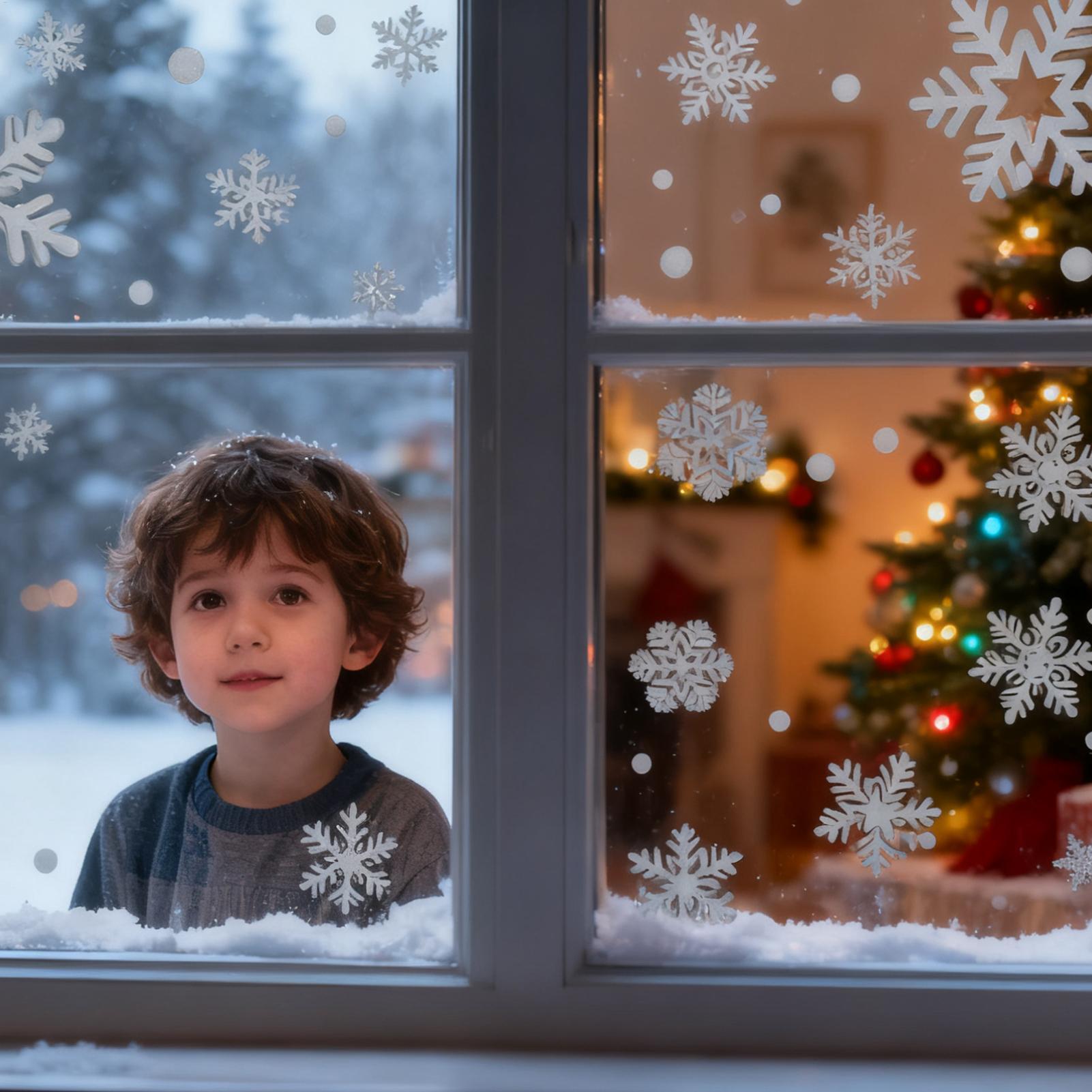 Holiday Window Clings Static R - Home Bathroom Tiles บทวิจารณ์และราคา
