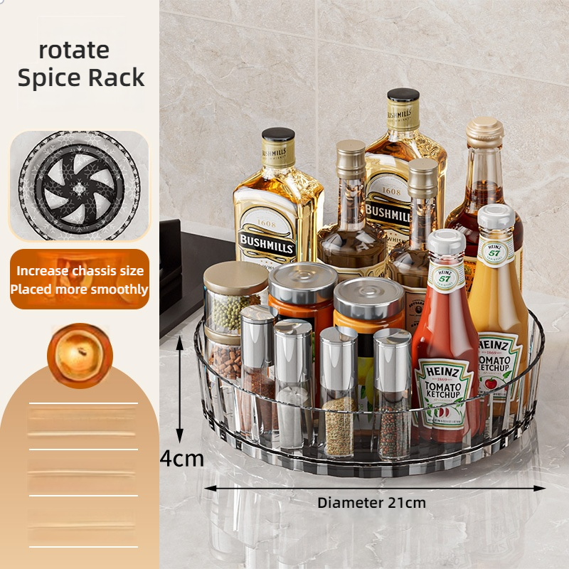 360 Rotating Storage Rack Kitc - Home Goods Bathroom Cabinets บทวิจารณ์และราคา