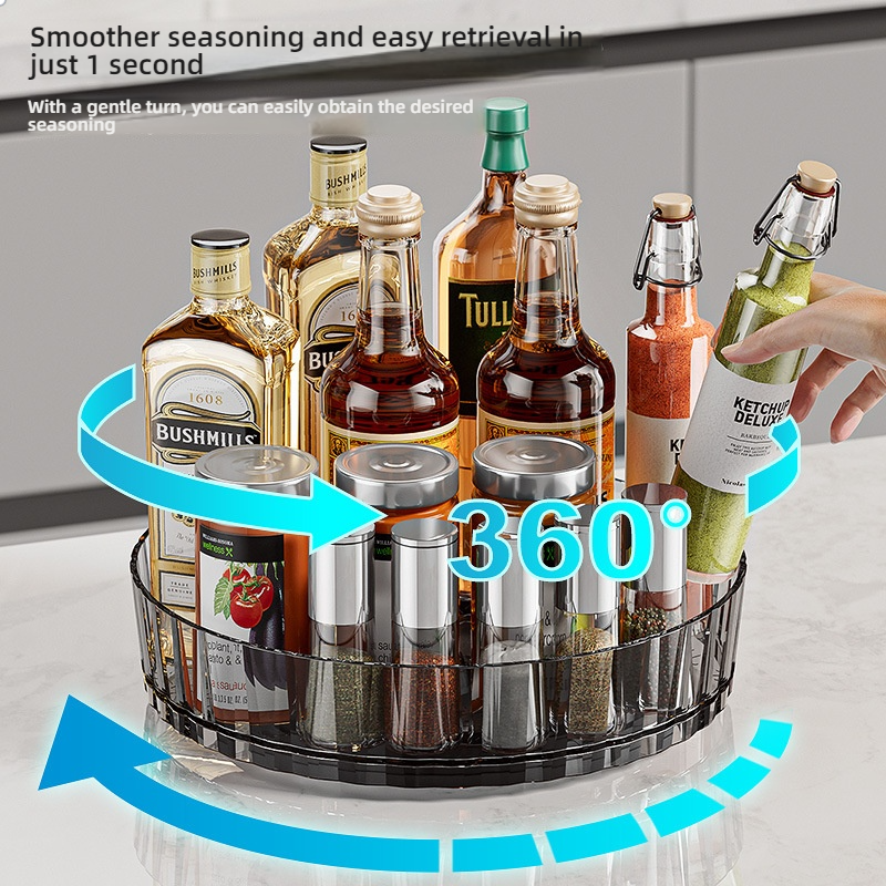 360 Rotating Storage Rack Kitc - Home Goods Bathroom Cabinets บทวิจารณ์และราคา