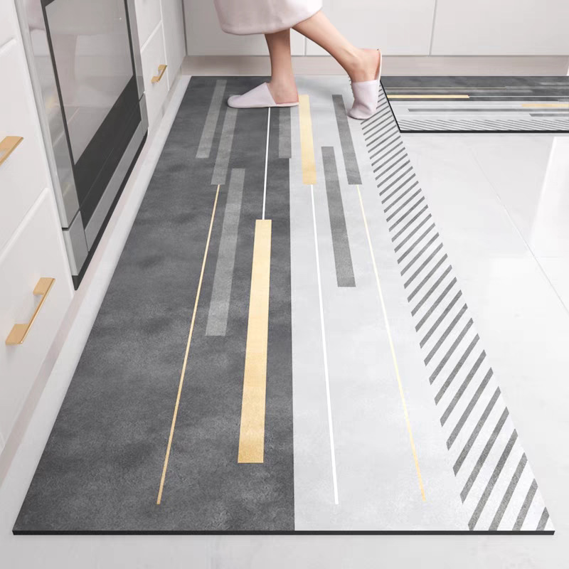 VIKAMA Crystal Velvet Rug Simp - Home Kitchen Bathroom Cleaning บทวิจารณ์และราคา