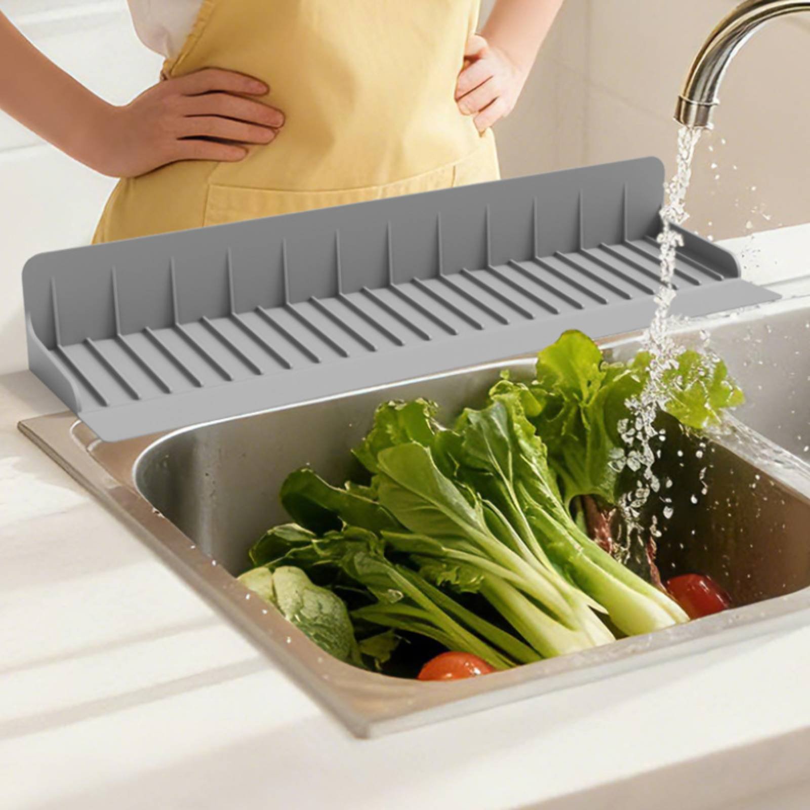 Silicone Sink Splash Guard Wat - Home Bathroom บทวิจารณ์และราคา