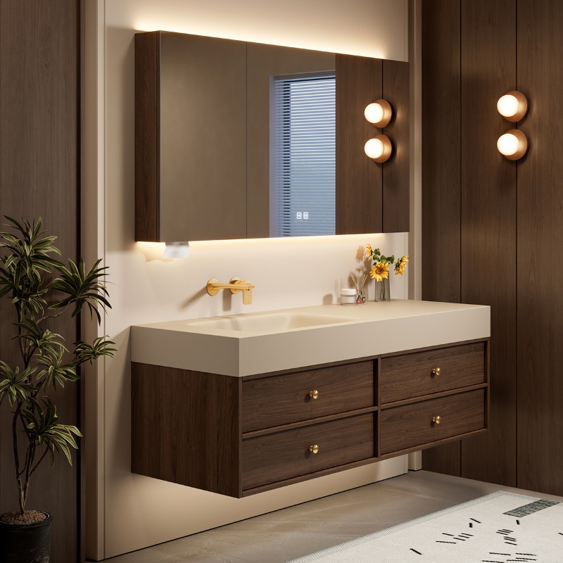 Modern Luxury Bathroom Cabinet - Home Bathroom Partition Wall บทวิจารณ์และราคา