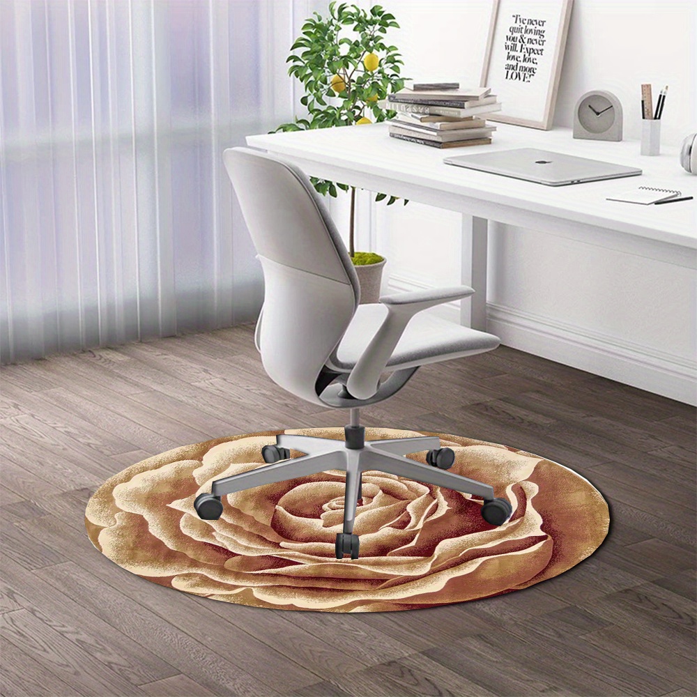 3D Rose Petal Round Rug Flanne - Home Made Bathroom Vanity บทวิจารณ์และราคา