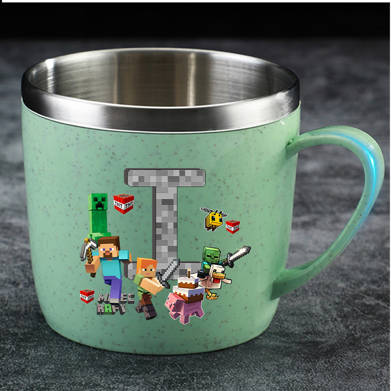 Minecrafted Water Cup for Boy  - Home Goods Bathroom บทวิจารณ์และราคา