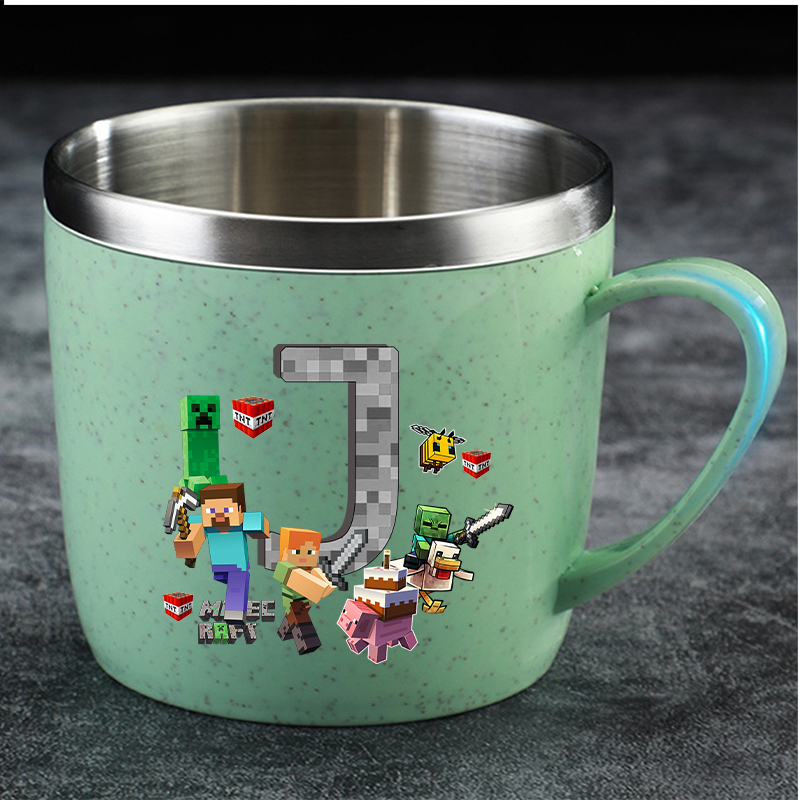 Minecrafted Water Cup for Boy  - Home Goods Bathroom บทวิจารณ์และราคา