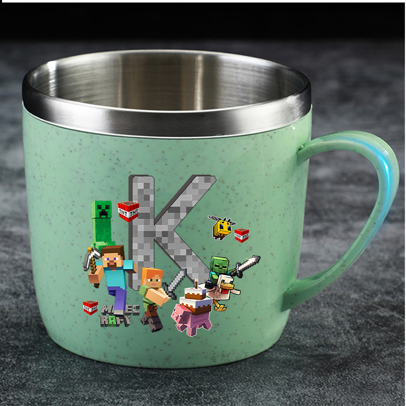 Minecrafted Water Cup for Boy  - Home Goods Bathroom บทวิจารณ์และราคา