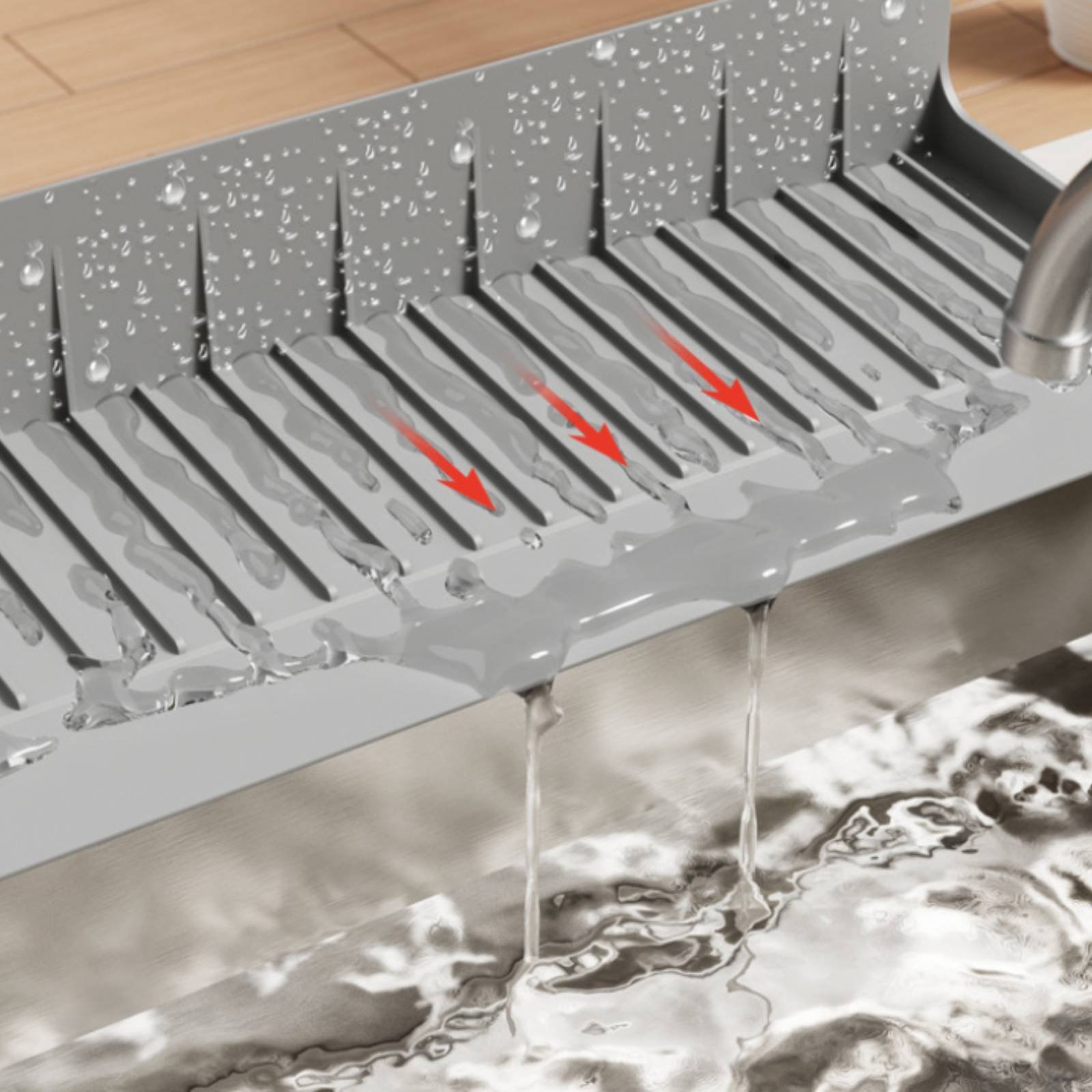 Silicone Sink Splash Guard Wat - Home Bathroom บทวิจารณ์และราคา