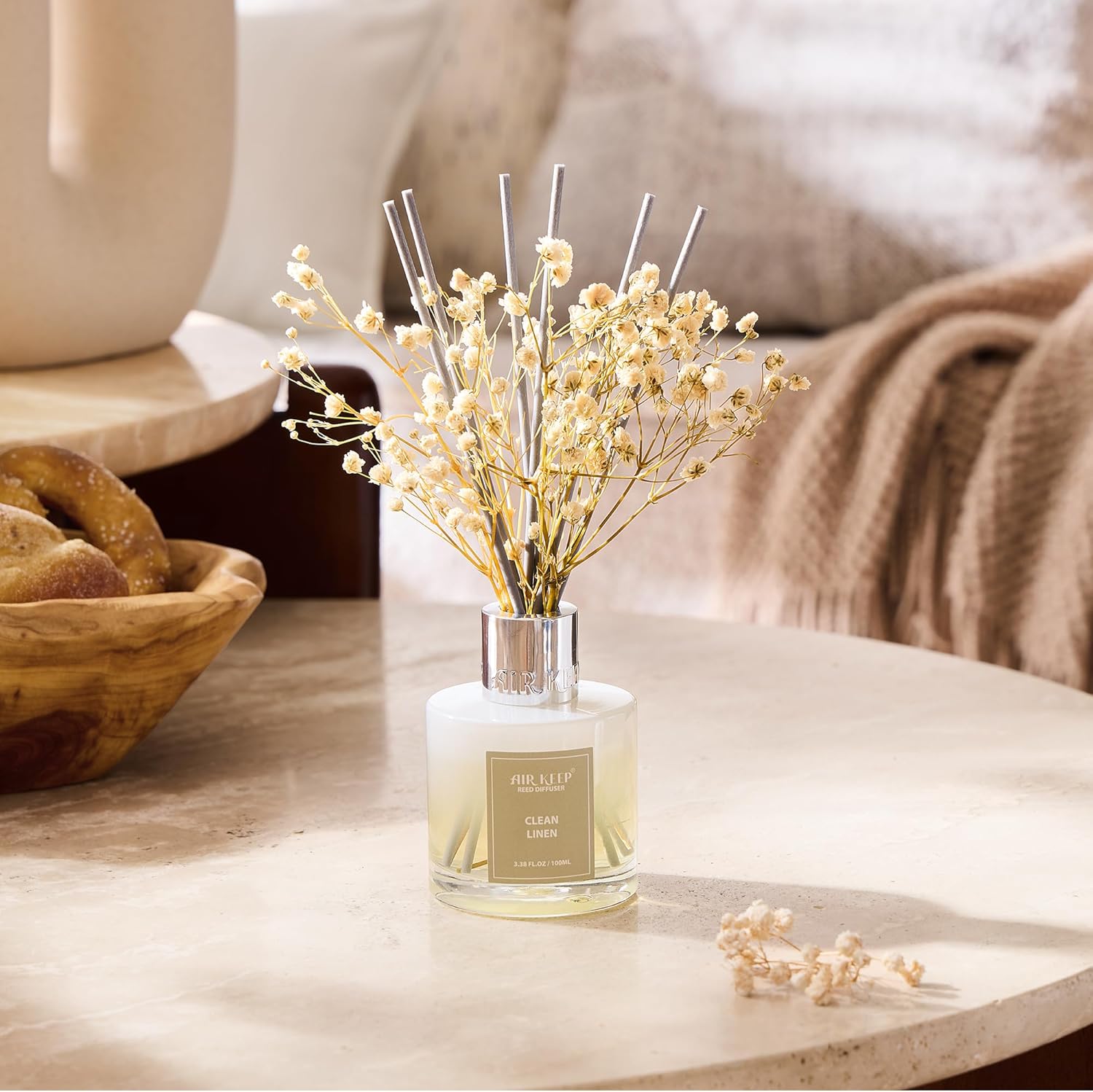 Reed Diffuser Set, 3.38 fl oz  - Home Goods Bathroom บทวิจารณ์และราคา