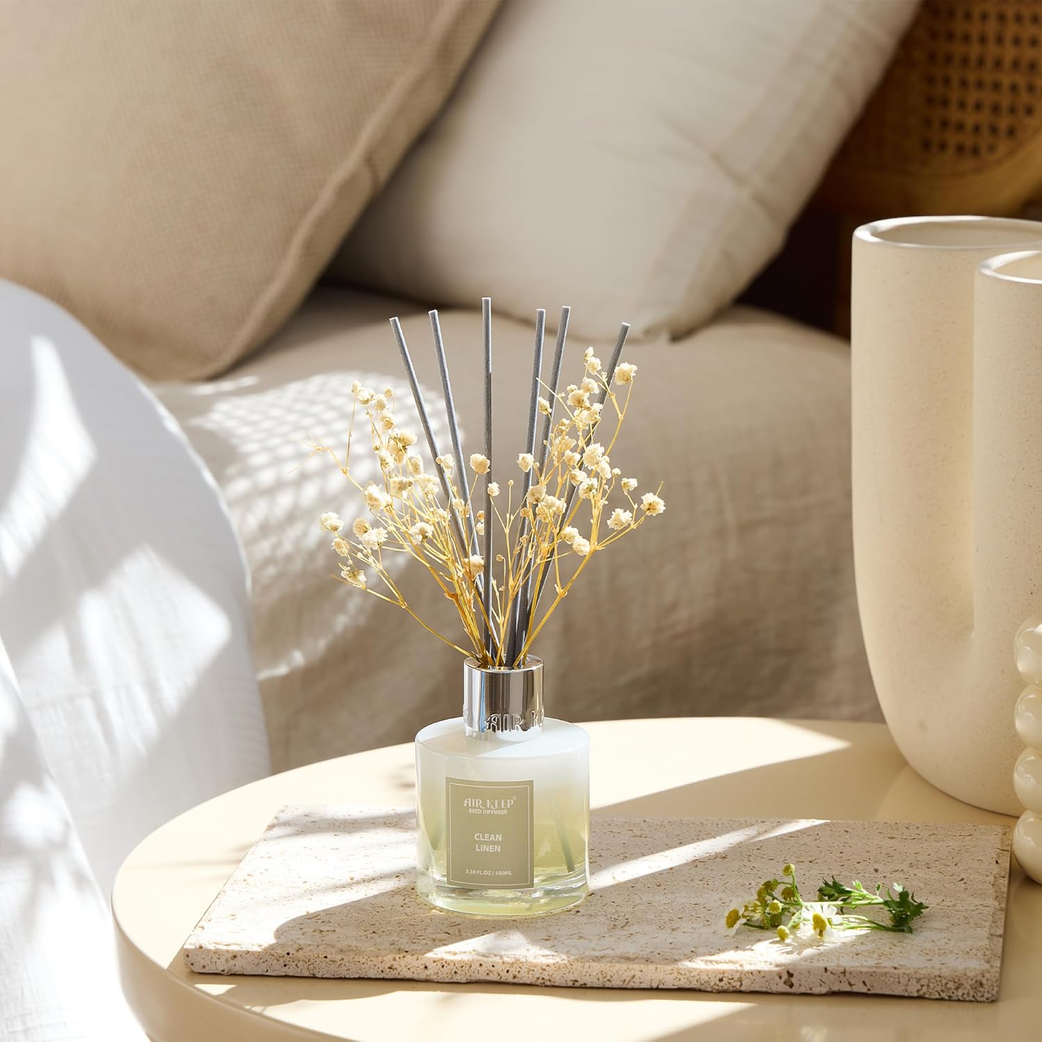 Reed Diffuser Set, 3.38 fl oz  - Home Goods Bathroom บทวิจารณ์และราคา