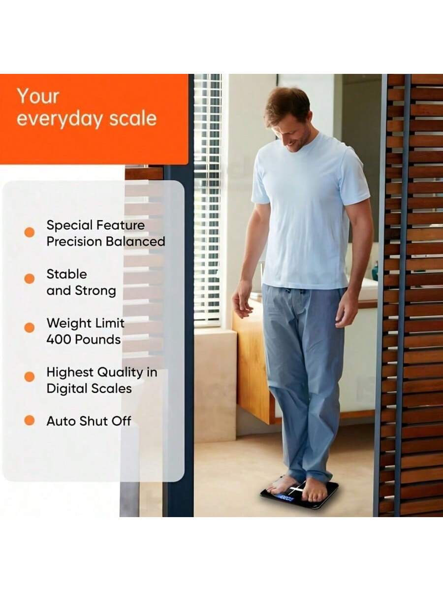 Smart Multi-Function Body Fat  - Home Bathroom Scales บทวิจารณ์และราคา