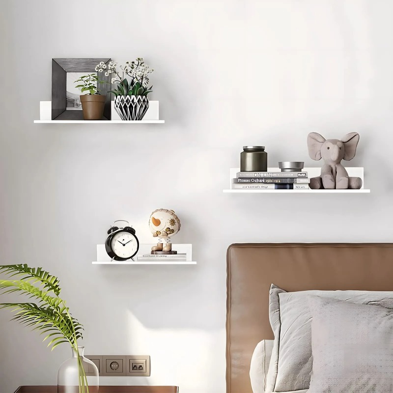 Metal Floating Shelves Wall Mo - Home Creation Bathroom บทวิจารณ์และราคา