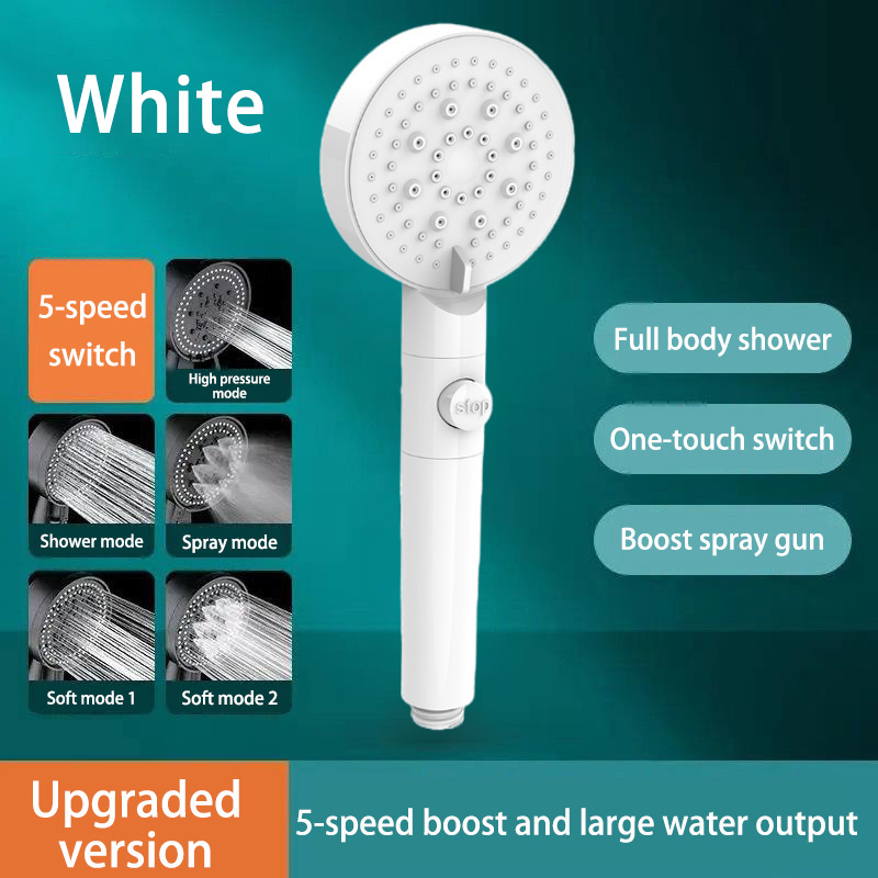 Pressure Boosting Shower Head  - Home Bathroom บทวิจารณ์และราคา