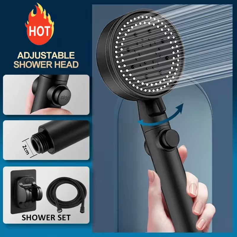 Pressure Boosting Shower Head  - Home Bathroom บทวิจารณ์และราคา