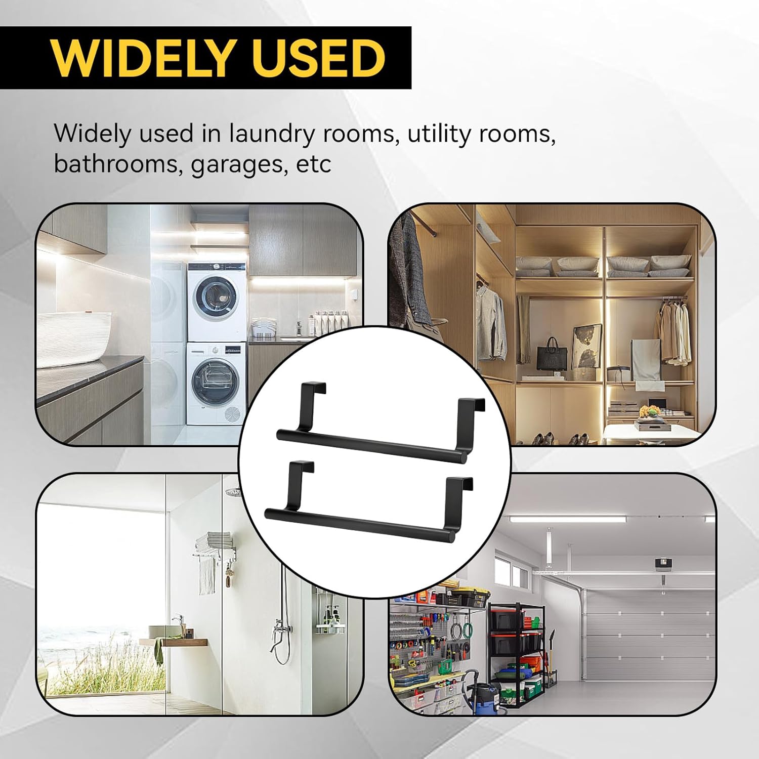 Towel Rod Steel Metal Wire Ove - Home Goods Bathroom Cabinets บทวิจารณ์และราคา