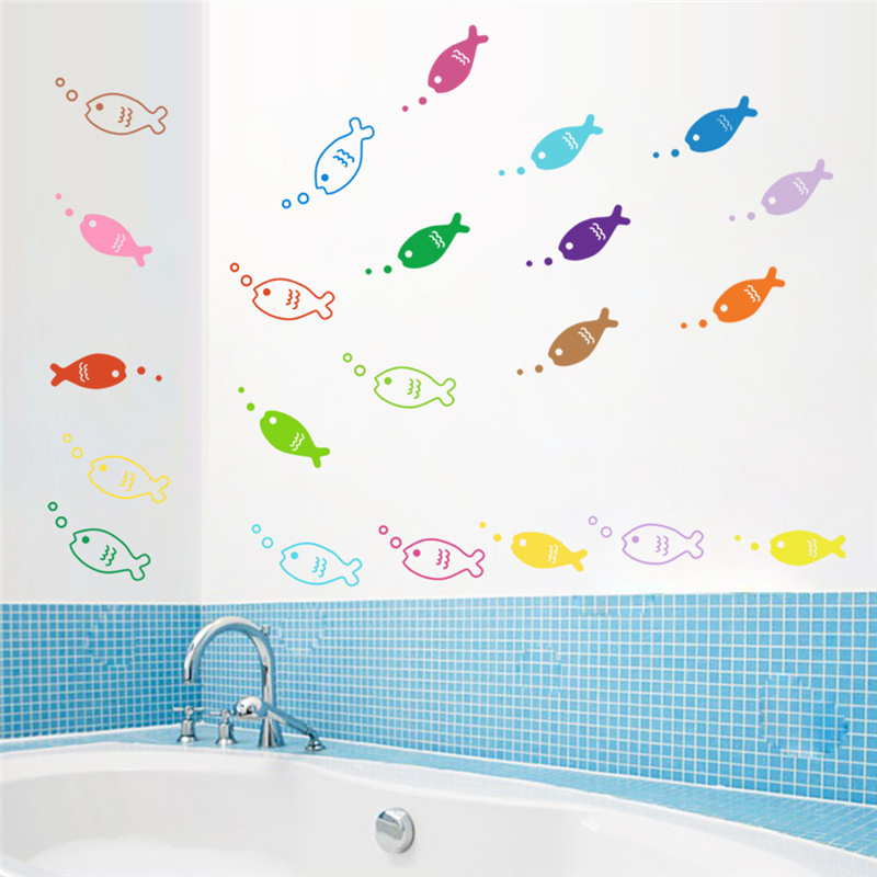 Cute Fishes Whale Shark Sealif - Home Bathroom Tiles บทวิจารณ์และราคา