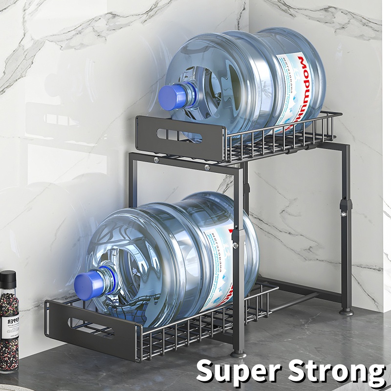 2-tier Under Sink Storage Rack - Home Goods Bathroom Cabinets บทวิจารณ์และราคา
