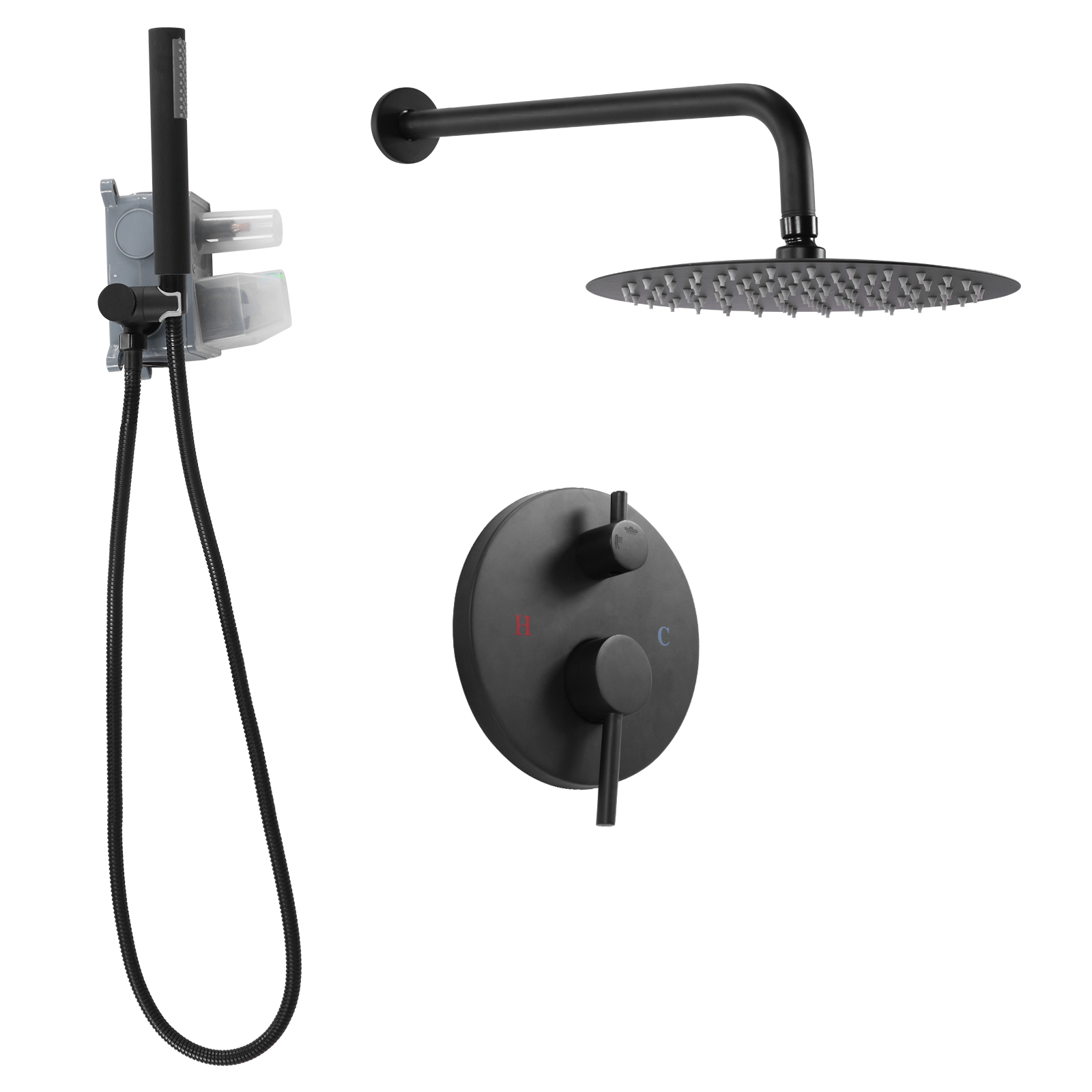 Ceiling Rainfall Shower Head S - Home Bathroom บทวิจารณ์และราคา