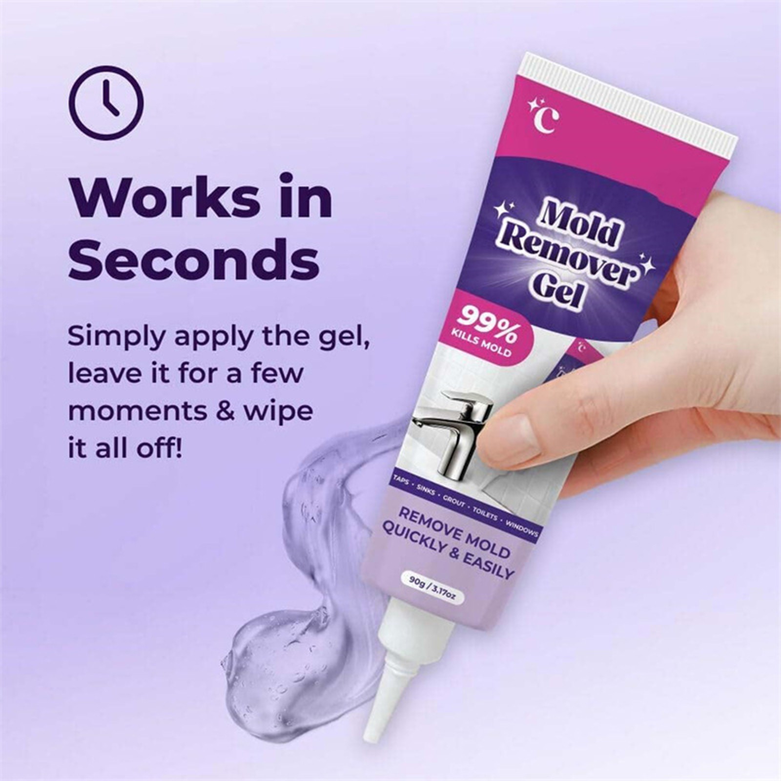1PCS Cleaner Gel Powerful Hous - Home Kitchen Bathroom Cleaning บทวิจารณ์และราคา